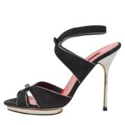 Carolina Herrera Pre-owned Pre-owned Laeder sandaler Black, Dam