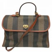 Fendi Vintage Pre-owned Canvas fendi-vskor Brown, Dam