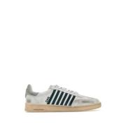 Dsquared2 Vita Läder Boxer Sneakers White, Herr