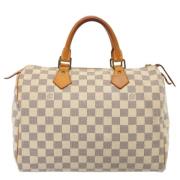 Louis Vuitton Vintage Pre-owned Canvas louis-vuitton-vskor White, Dam