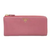 Prada Vintage Pre-owned Laeder plnbcker Pink, Dam