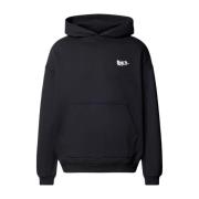 Balr. Jet Svart Regular Hoodie Black, Herr