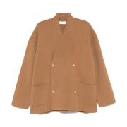 Laneus Kamel Cardigan Sweater Brown, Herr