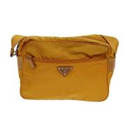 Prada Vintage Pre-owned Tyg prada-vskor Orange, Dam