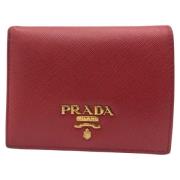 Prada Vintage Pre-owned Laeder plnbcker Red, Dam