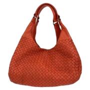 Bottega Veneta Vintage Pre-owned Laeder handvskor Orange, Dam