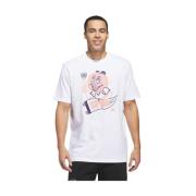 Adidas Vit Grafisk T-shirt White, Herr