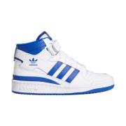 Adidas Forum Mid J Sneakers White, Dam