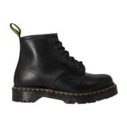 Dr. Martens Svarta Läder Snörstövlar Black, Herr