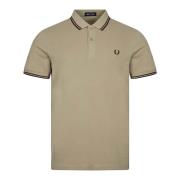 Fred Perry Långärmad Twin Tipped Polo Shirt Gray, Herr