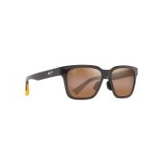 Maui Jim Stiliga fyrkantiga glasögon i blank brun Brown, Unisex