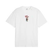 Puma The Joker Tee Vit T-shirt White, Herr