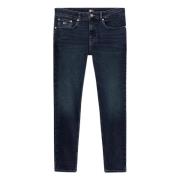 Tommy Hilfiger Slim Fit Distressed Denim Jeans Blue, Herr