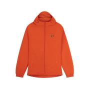 Lyle & Scott Huvad Zip Jacka Orange, Herr