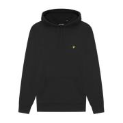 Lyle & Scott Svart Pullover Hoodie Black, Herr