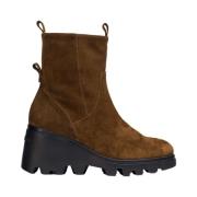 Wonders Stiliga bruna ankelboots för kvinnor Brown, Dam