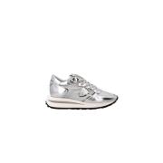 Philippe Model Metallic High-Top Sneaker Gray, Herr