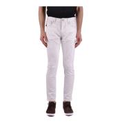 Armani Jeans Klassiska Denim Jeans för Vardagsbruk White, Herr