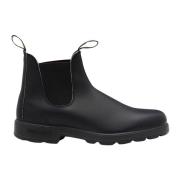 Blundstone Svarta Läderstövlar Black, Herr