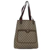 Gucci Vintage Pre-owned Laeder totevskor Beige, Dam