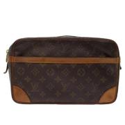 Louis Vuitton Vintage Pre-owned Canvas kuvertvskor Brown, Dam