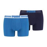 Puma Stretch Bomullsboxer Pack - Les Bleus Blue, Herr