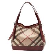 Burberry Vintage Pre-owned Laeder totevskor Red, Dam