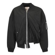 An Other Date Oversized Bomber Jacket med dragkedja Black, Herr