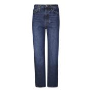 TotêMe Mörk Tvätt Slim Fit Jeans Blue, Dam