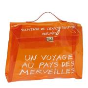 Hermès Vintage Pre-owned Vinyl handvskor Orange, Dam