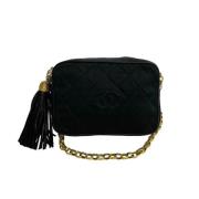 Chanel Vintage Pre-owned Canvas chanel-vskor Black, Dam