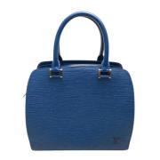 Louis Vuitton Vintage Pre-owned Laeder louis-vuitton-vskor Blue, Dam