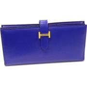 Hermès Vintage Pre-owned Laeder plnbcker Blue, Dam