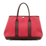 Hermès Vintage Pre-owned Canvas totevskor Pink, Dam