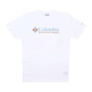 Columbia Valley Grafisk Tee Vit Herr T-Shirt White, Herr