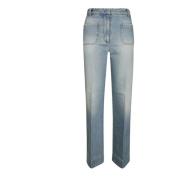 Victoria Beckham Stiliga Alina Jeans för Kvinnor Blue, Dam