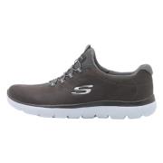 Skechers Itz Bazik Sneakers Gray, Dam