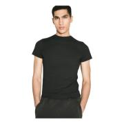 Entire Studios Stretch Cotton Mini T-Shirt Black, Herr