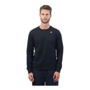 K-Way Svart Tröja Slim Fit Långärmad Black, Herr