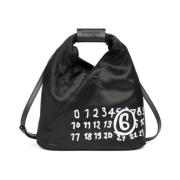 MM6 Maison Margiela Signature Numbers Motif Väska Black, Dam