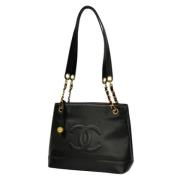 Chanel Vintage Pre-owned Laeder shoppers Black, Dam