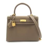 Hermès Vintage Pre-owned Laeder handvskor Brown, Dam