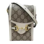 Gucci Vintage Pre-owned Canvas gucci-vskor Gray, Dam