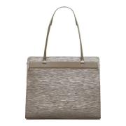 Louis Vuitton Vintage Pre-owned Laeder totevskor Beige, Dam