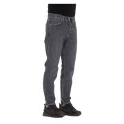 Eleventy Grå Bomullsjeans Gray, Herr