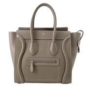 Celine Vintage Pre-owned Laeder totevskor Gray, Dam