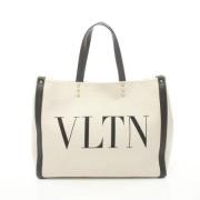 Valentino Vintage Pre-owned Laeder handvskor Beige, Dam