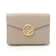 Fendi Vintage Pre-owned Laeder plnbcker Beige, Dam