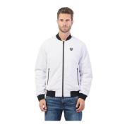 Emporio Armani EA7 Vit Kappa Fullzip Logotyp Lättviktspolstring White,...