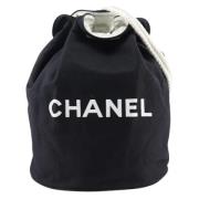 Chanel Vintage Pre-owned Canvas chanel-vskor Black, Dam